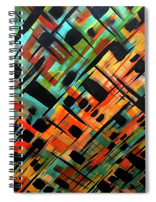Brendas Abstract - Spiral Notebook