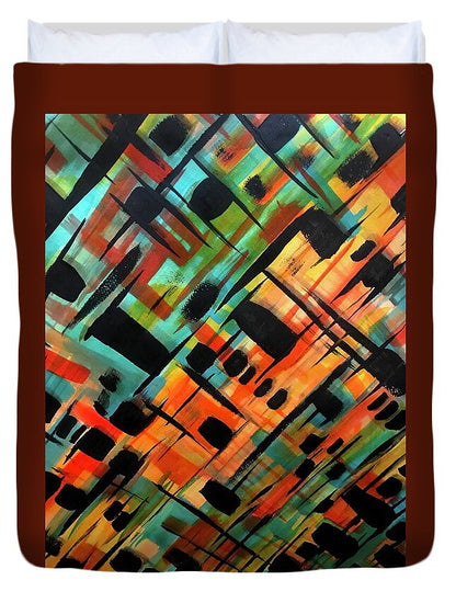 Brendas Abstract - Duvet Cover