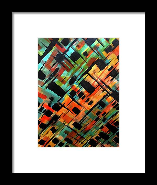 Brendas Abstract - Framed Print