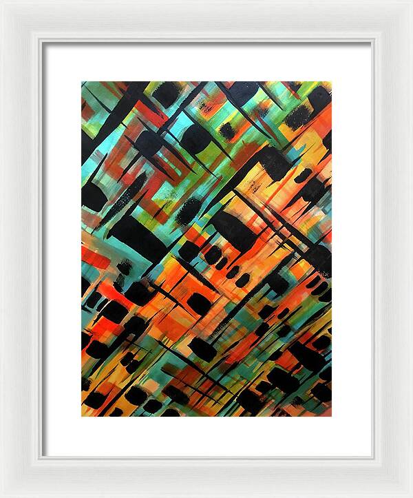 Brendas Abstract - Framed Print