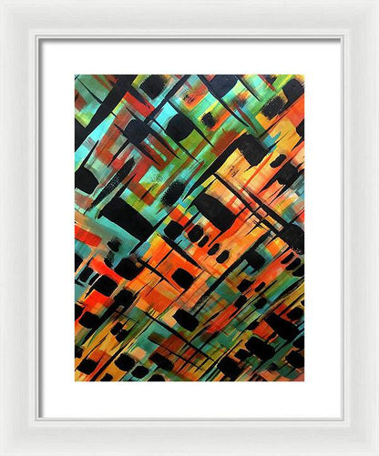 Brendas Abstract - Framed Print