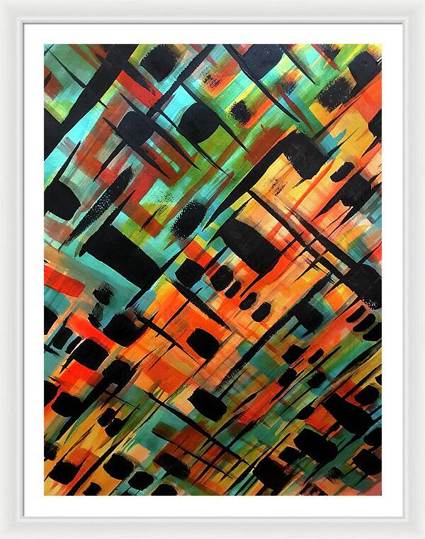Brendas Abstract - Framed Print