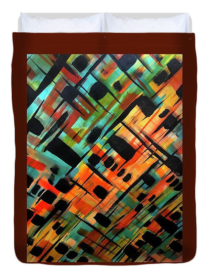 Brendas Abstract - Duvet Cover