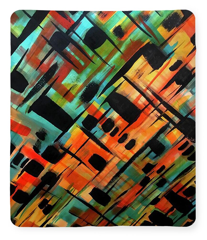 Brendas Abstract - Blanket