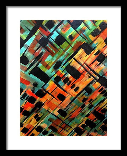 Brendas Abstract - Framed Print