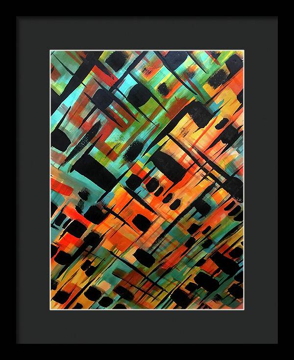 Brendas Abstract - Framed Print