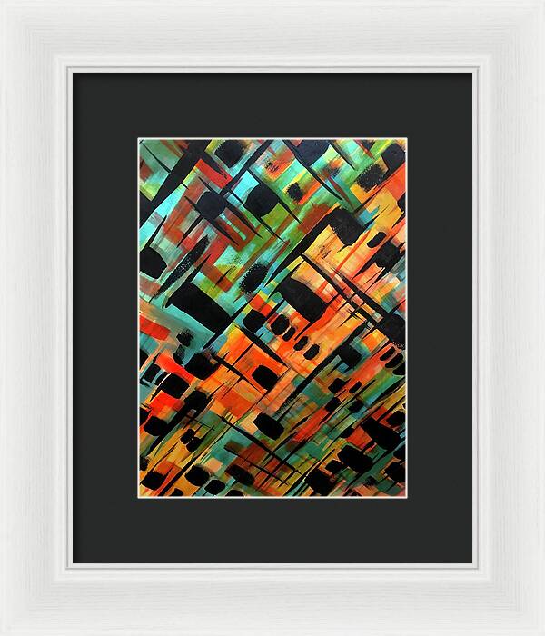 Brendas Abstract - Framed Print