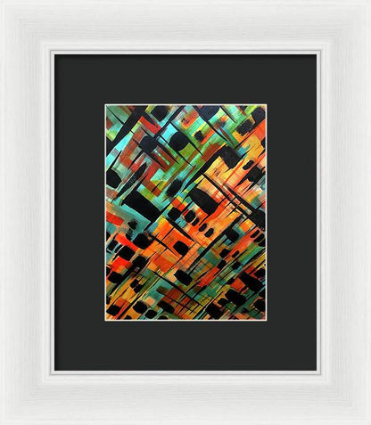 Brendas Abstract - Framed Print