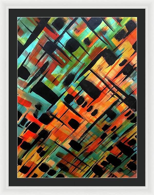 Brendas Abstract - Framed Print