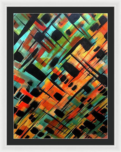 Brendas Abstract - Framed Print
