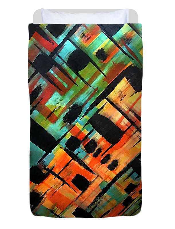 Brendas Abstract - Duvet Cover