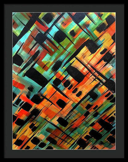 Brendas Abstract - Framed Print