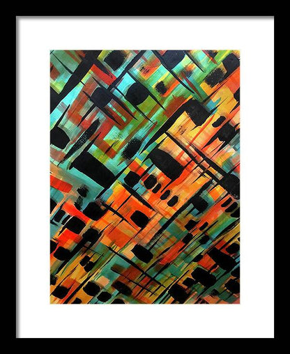 Brendas Abstract - Framed Print