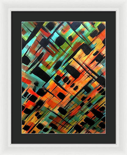 Brendas Abstract - Framed Print
