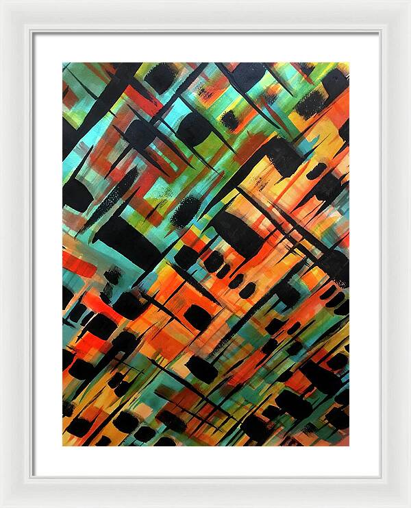 Brendas Abstract - Framed Print