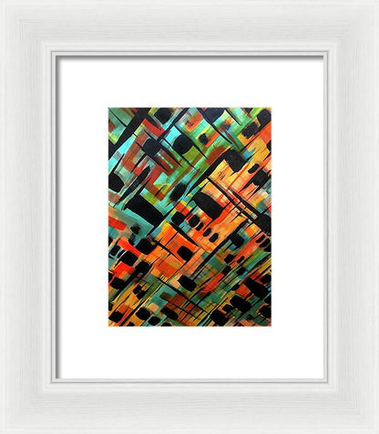 Brendas Abstract - Framed Print