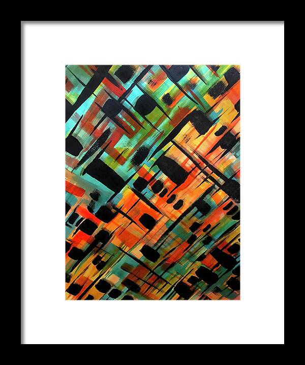 Brendas Abstract - Framed Print