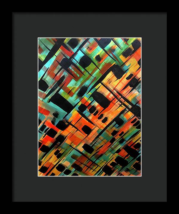 Brendas Abstract - Framed Print
