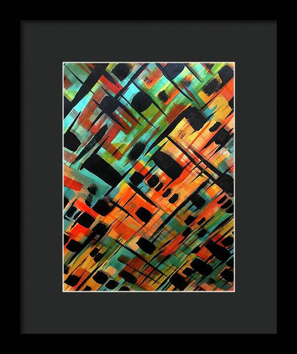 Brendas Abstract - Framed Print