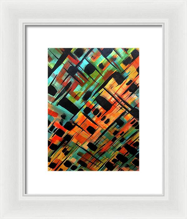Brendas Abstract - Framed Print