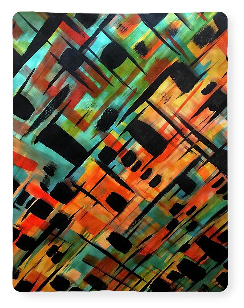 Brendas Abstract - Blanket