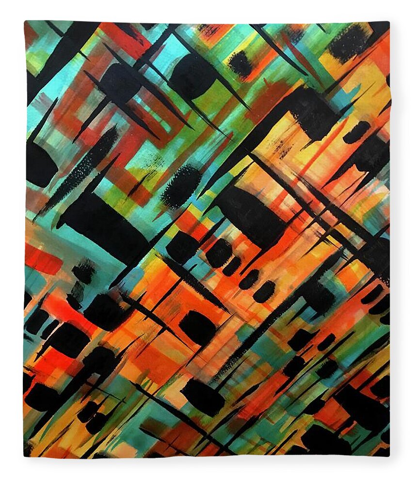 Brendas Abstract - Blanket