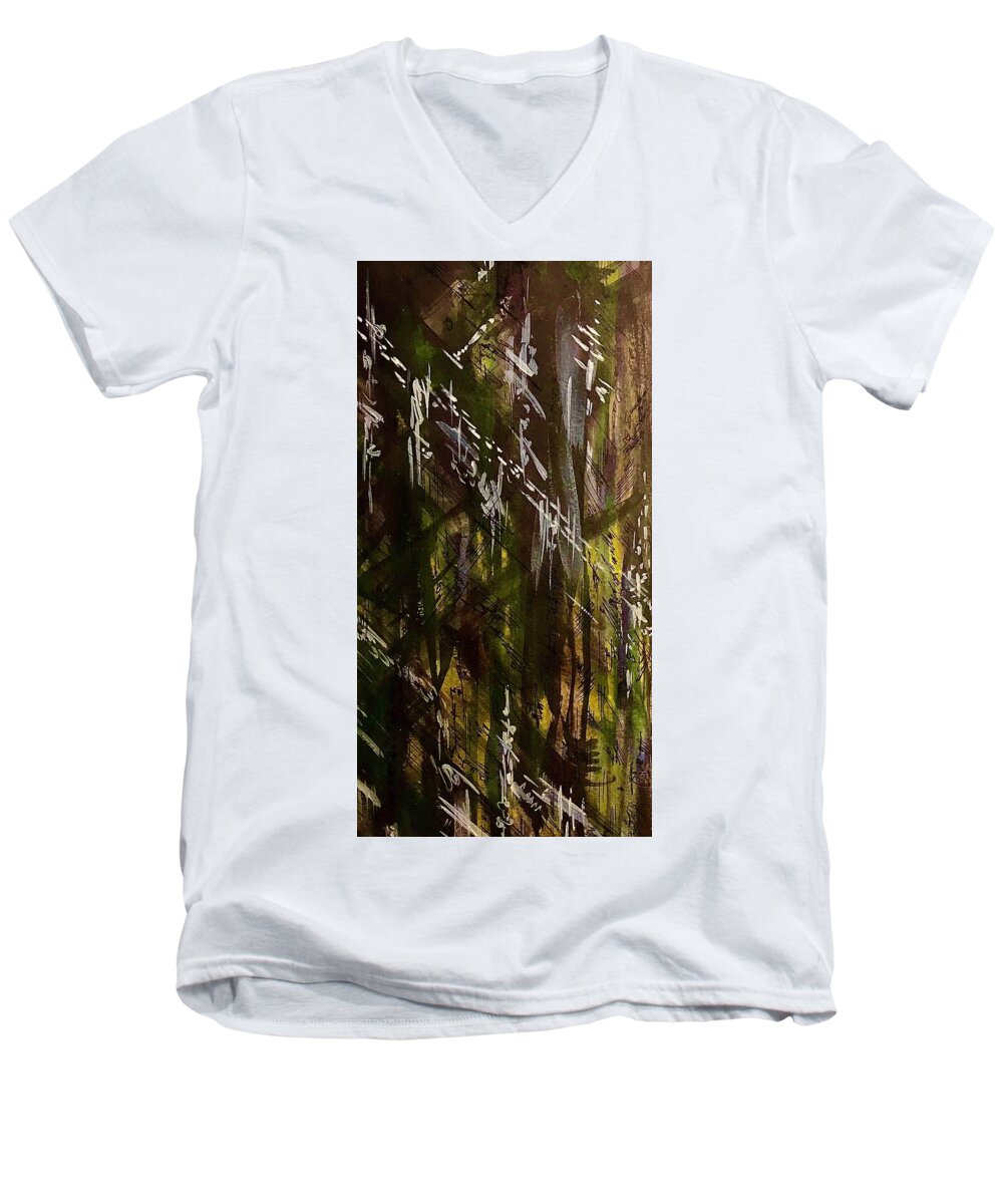 Camo Abstract - Men's V-Neck T-Shirt