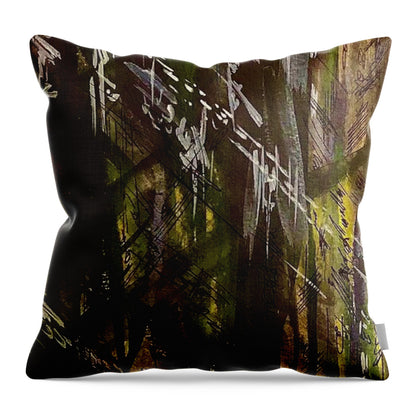 Camo Abstract - Throw Pillow