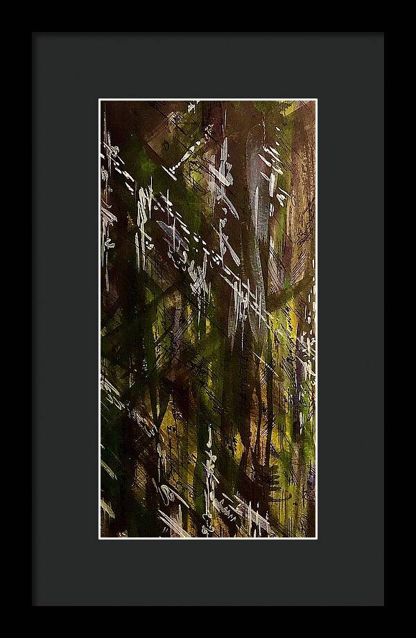 Camo Abstract - Framed Print