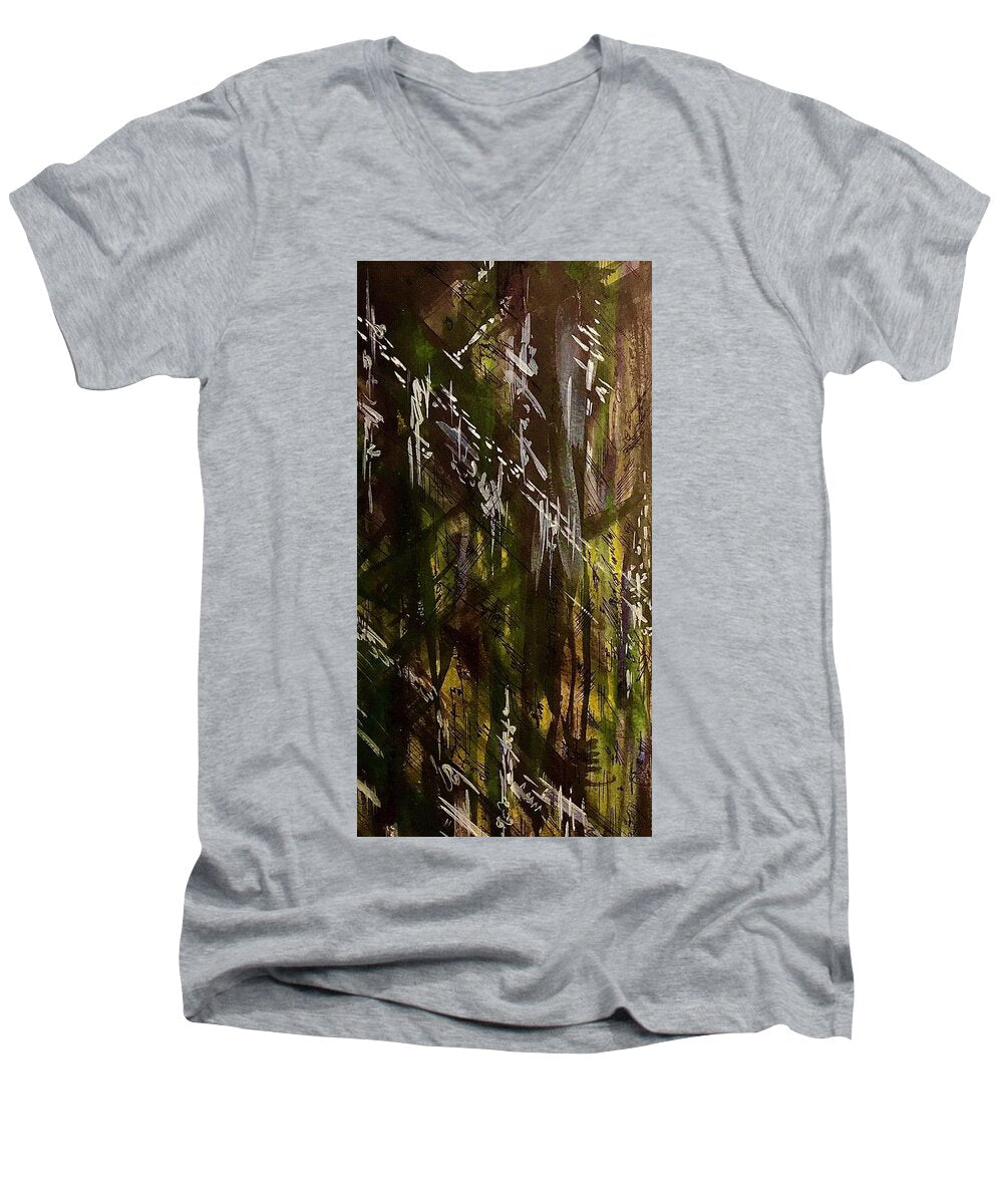 Camo Abstract - Men's V-Neck T-Shirt