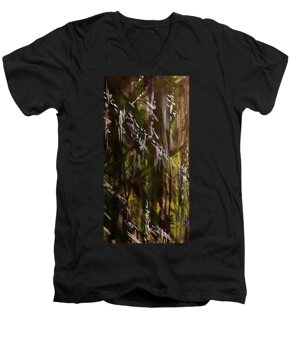 Camo Abstract - Men's V-Neck T-Shirt