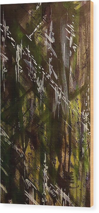 Camo Abstract - Wood Print