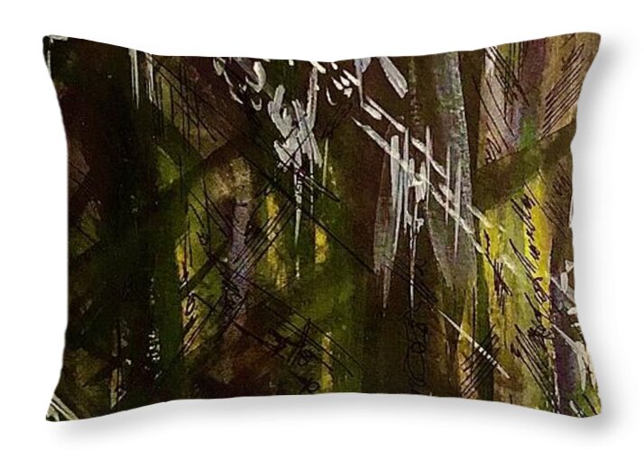 Camo Abstract - Throw Pillow