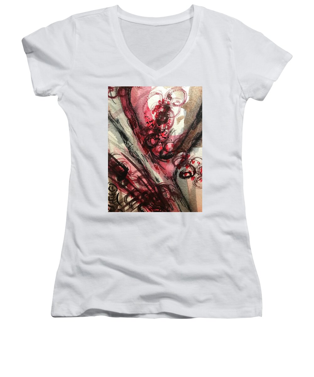 Cherry Blossom - Women's V-Neck