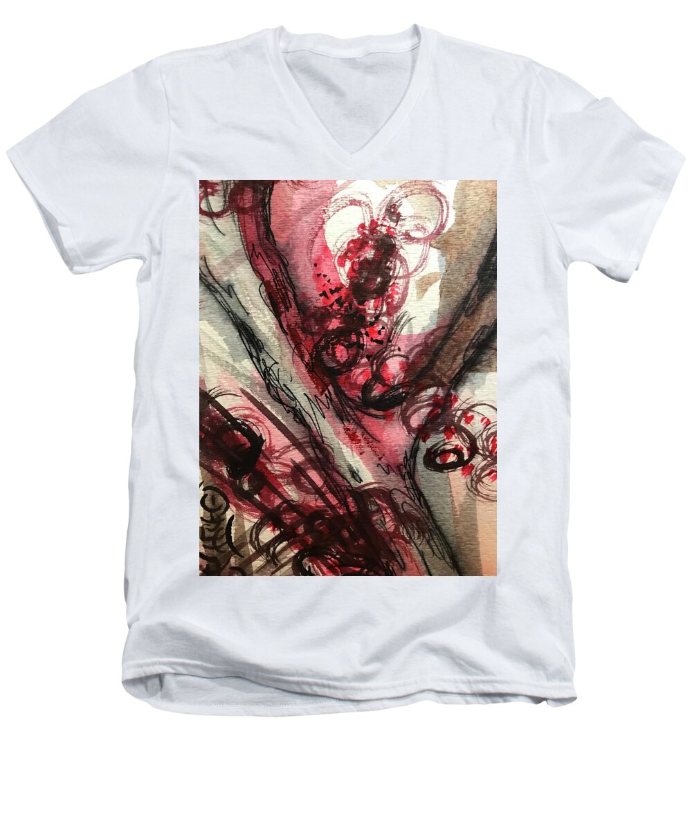 Cherry Blossom - Men's V-Neck T-Shirt
