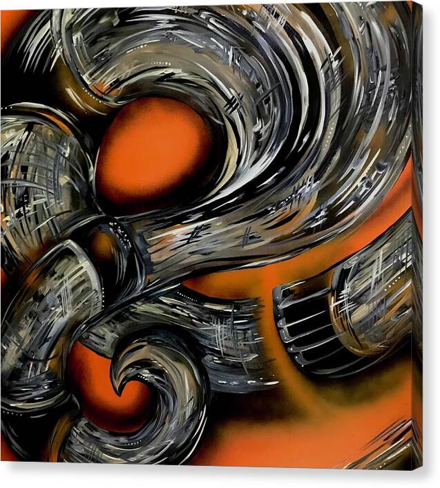Contrast Tube - Canvas Print