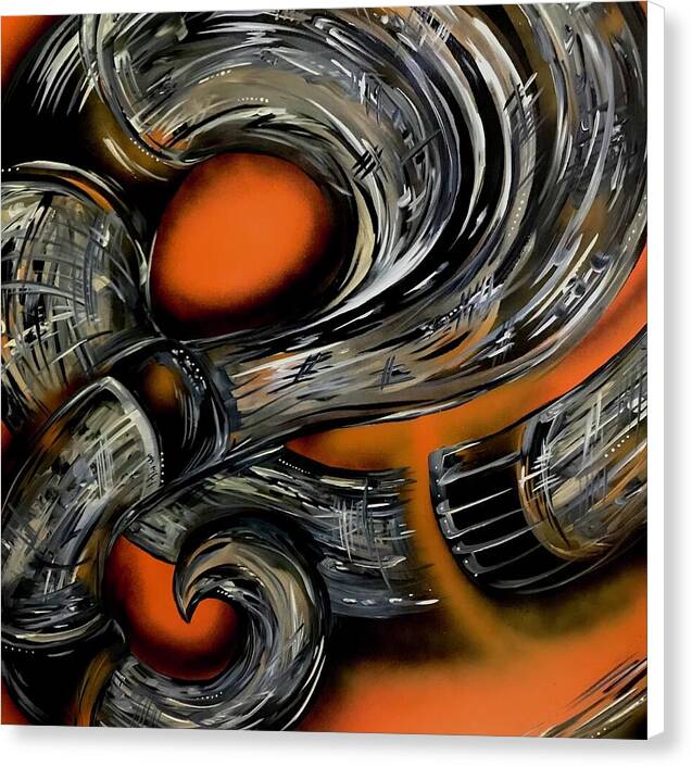 Contrast Tube - Canvas Print
