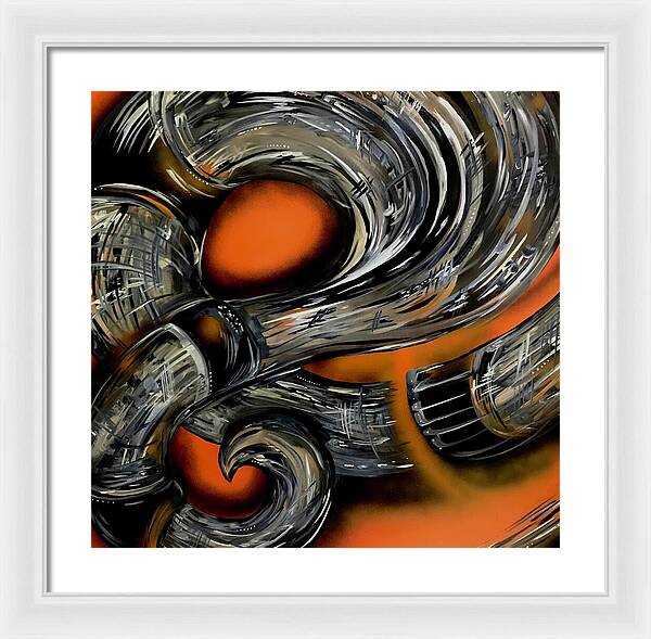 Contrast Tube - Framed Print