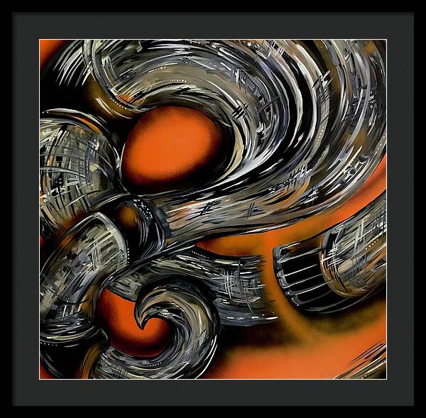 Contrast Tube - Framed Print