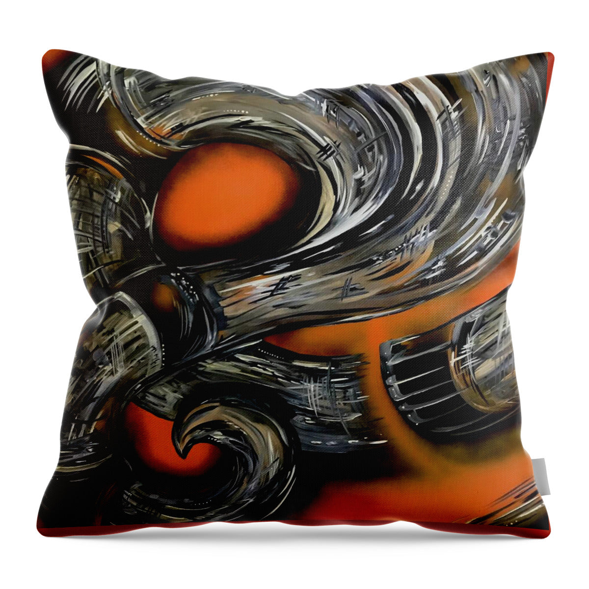 Contrast Tube - Throw Pillow