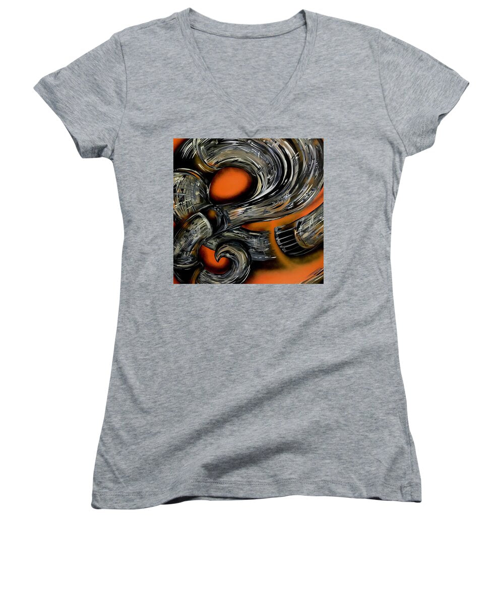 Contrast Tube - Women's V-Neck