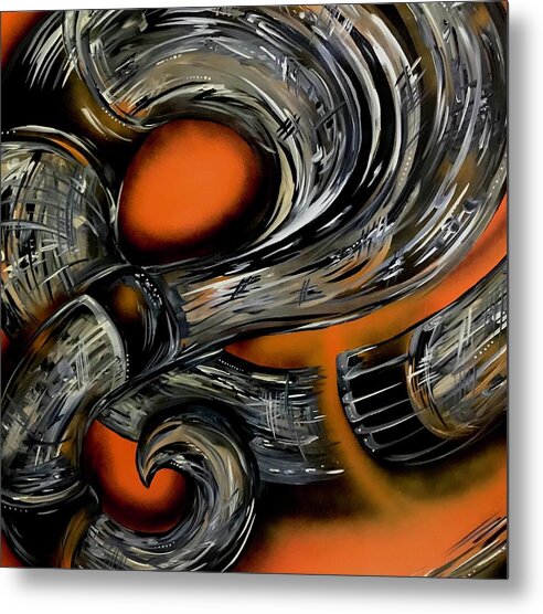 Contrast Tube - Metal Print