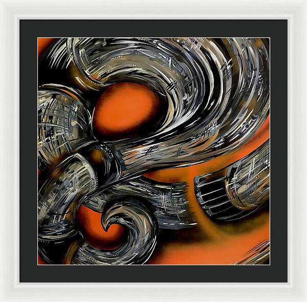 Contrast Tube - Framed Print