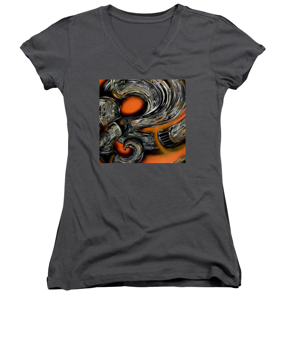 Contrast Tube - Women's V-Neck