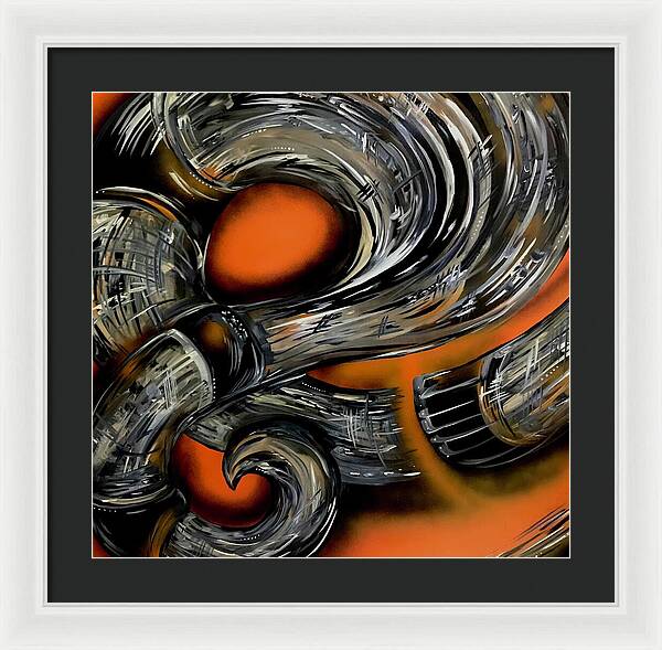 Contrast Tube - Framed Print
