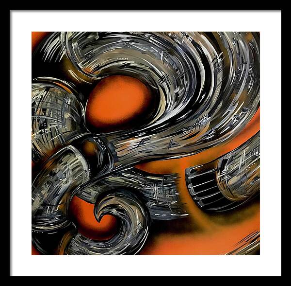 Contrast Tube - Framed Print