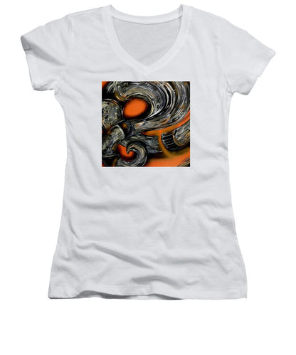 Contrast Tube - Women's V-Neck