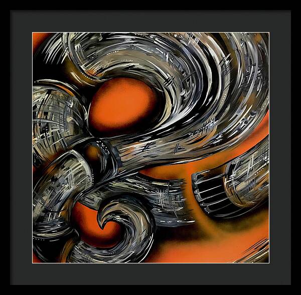 Contrast Tube - Framed Print