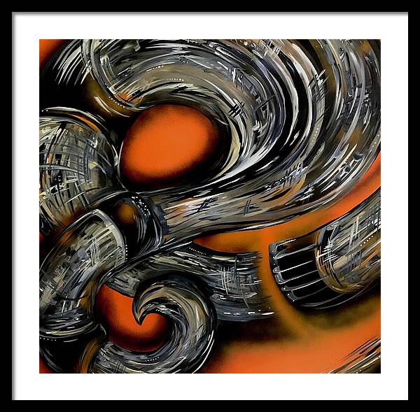 Contrast Tube - Framed Print
