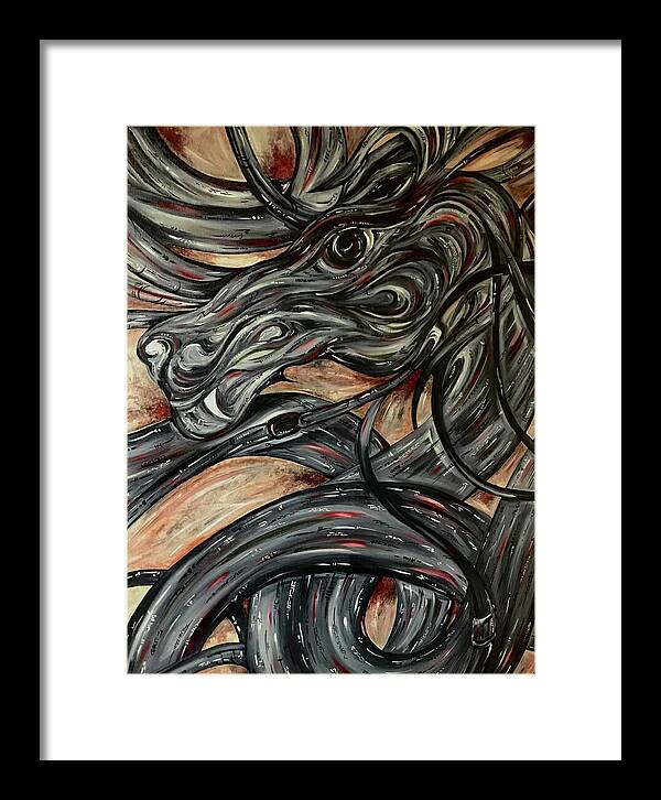 Dragon Serpent - Framed Print